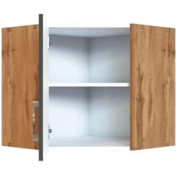 Held Möbel Eckhängeschrank Sorrento BxHxT 60 X 57 X 60 Cm Anthrazit-Wotaneiche -Küchenwerkzeug – los geht’s! 853756 11016600 3
