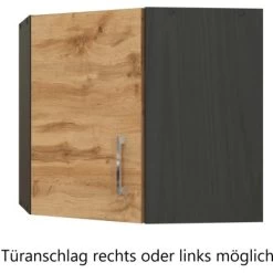 Held Möbel Eckhängeschrank Sorrento BxHxT 60 X 57 X 60 Cm Wotaneiche-Grafit -Küchenwerkzeug – los geht’s! 853758 11016600 3