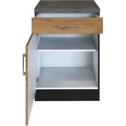 Held Möbel Unterschrank Sorrento 50 X 85 X 60 Cm Tür Schub. + EL-B. Wotan.-Graf. -Küchenwerkzeug – los geht’s! 853764 11016600 3