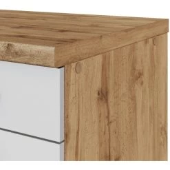 Held Möbel Spülenschrank Sorrento BxHxT 100x85x60 Cm 2 Türen Weiß-Wotaneiche -Küchenwerkzeug – los geht’s! 853804 11016600 9