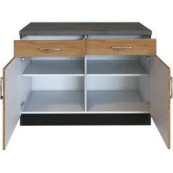 Held Möbel Unterschrank Sorrento 100x85x60 Cm 2 Schub. 1 EL-B. Wotan.-Graf. -Küchenwerkzeug – los geht’s! 853805 11016600 2