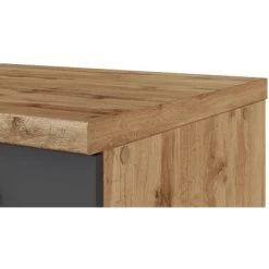 Held Möbel Spülenschrank Sorrento B100 X H85 X T60 Cm 2Türen Anthraz.-Wotaneiche -Küchenwerkzeug – los geht’s! 853807 11016600 12