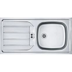 Held Möbel Spülenschrank Sorrento B100 X H85 X T60 Cm 2 Türen Wotaneiche-Grafit -Küchenwerkzeug – los geht’s! 853821 11016600 5