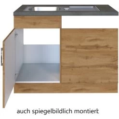Held Möbel Spülzentrum Sorrento 110 X 85 X 60 Cm 1 Tür Blende + Sockel Wotaneic. -Küchenwerkzeug – los geht’s! 853832 11016600 3