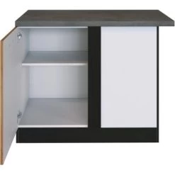 Held Möbel Eckunterschrank Sorrento 110 X 85 X 60 Cm Tür + EL-B. Wotan.-Grafit -Küchenwerkzeug – los geht’s! 853846 11016600 3