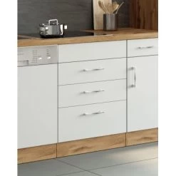 Held Möbel Kochfeldumbauschrank Sorrento 60 X 85 X 60 Cm 2 SK 1 AZ Weiß-Wotan. -Küchenwerkzeug – los geht’s! 853847 11016600 11