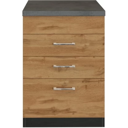 Held Möbel Kochfeldumbauschrank Sorrento 60 X 85 X 60 Cm 2 SK 1 AZ Wotan.-Graf. 4 Held Möbel Kochfeldumbauschrank Sorrento 60 X 85 X 60 Cm 2 SK 1 AZ Wotan.-Graf. – Bild 2