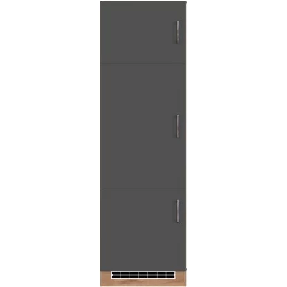 Held Möbel Kühlschrankumbau Sorrento 60 X 200 X 60 Cm Nische Anthra.-Wotaneiche 4 Held Möbel Kühlschrankumbau Sorrento 60 X 200 X 60 Cm Nische Anthra.-Wotaneiche – Bild 2