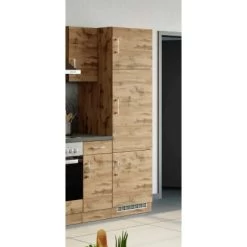 Held Möbel Kühlschrankumbau Sorrento B60 X H200 X T60 Cm Nische Wotaneiche 21 Held Möbel Kühlschrankumbau Sorrento B60 X H200 X T60 Cm Nische Wotaneiche -Küchenwerkzeug – los geht’s! 853854 11016600 9