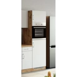 Held Möbel Ofen-Kühlschrankumbau Sorrento B60 X H200 X T60 Cm Weiß-Wotaneiche -Küchenwerkzeug – los geht’s! 853869 11016600 8