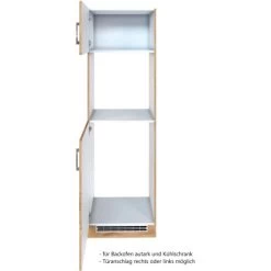 Held Möbel Ofen-Kühlschrankumbau Sorrento 60 X 200 X 60 Cm KS-Nische Wotaneiche -Küchenwerkzeug – los geht’s! 853876 11016600 3