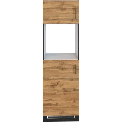 Held Möbel Ofen-Kühlschrankumbau Sorrento B60 X H200 X T60 Cm Wotaneiche-Grafit 4 Held Möbel Ofen-Kühlschrankumbau Sorrento B60 X H200 X T60 Cm Wotaneiche-Grafit – Bild 2