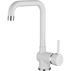 VerosanPRO Küchenarmatur Prag Eckig Matt Weiß