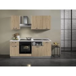 Küchenzeile Lola 210 Cm Eiche Hell-Weiß -Küchenwerkzeug – los geht’s! 934489 2657 2