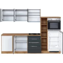 Held Möbel Winkelküche 240 Cm - 270 Cm Matt Grau-Wotaneiche -Küchenwerkzeug – los geht’s! 95 11016600 1029.6293 2b 4