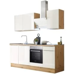 Respekta Küchenzeile Marleen 220 Cm Artisan-Eiche Weiß Hochglanz 16 Respekta Küchenzeile Marleen 220 Cm Artisan-Eiche Weiß Hochglanz -Küchenwerkzeug – los geht’s! 979890 4384 3