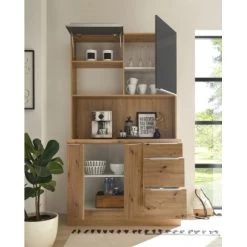 Respekta Buffet Zu Küchenzeile Marleen Artisan-Eiche Grau Matt -Küchenwerkzeug – los geht’s! 980010 4384 2