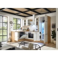 Respekta Küchenzeile Marleen 310 Cm Artisan-Eiche Weiß Hochglanz Winkel -Küchenwerkzeug – los geht’s! 980060 4384 3