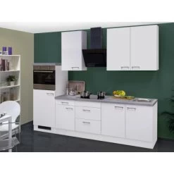 Flex-Well Exclusiv Küchenzeile Joelina 270 Cm Weiß