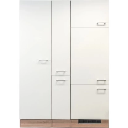 Flex-Well Classic Küchenerweiterung Florida 140 Cm Weiß-Sonoma Eiche Nachbildung 3 Flex-Well Classic Küchenerweiterung Florida 140 Cm Weiß-Sonoma Eiche Nachbildung