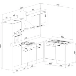 Respekta Winkelküche 280 Cm Grau-Seidenglanz Eiche-York 14 Respekta Winkelküche 280 Cm Grau-Seidenglanz Eiche-York -Küchenwerkzeug – los geht’s! KBL280EYGS Kuechenzeile 03