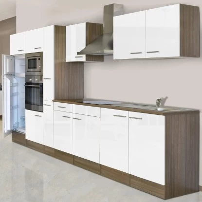 Respekta Küchenzeile KB360EYWMIGKE 360 Cm Weiß Seidengl.-Eiche York Nachbildung 15 Respekta Küchenzeile KB360EYWMIGKE 360 Cm Weiß Seidengl.-Eiche York Nachbildung – Bild 13