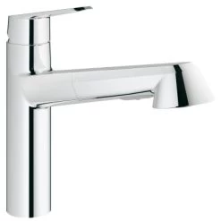 Grohe Küchenarmatur Eurodisc C DN 15 Mit Ausziehbarer Brause