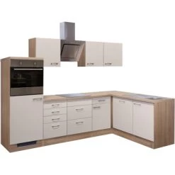 Flex-Well Exclusiv Winkelküche Orlando 280x170 Cm Kaschmir Glanz-Sonoma Eiche -Küchenwerkzeug – los geht’s! g 999 2813 015 frei nepal