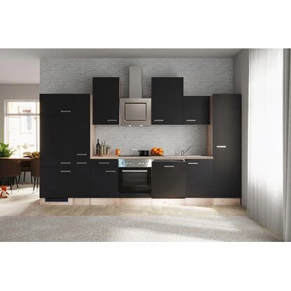 Flex-Well Exclusiv Küchenzeile Lara 360 Cm Anthrazit - San Remo Eiche 19 Flex-Well Exclusiv Küchenzeile Lara 360 Cm Anthrazit - San Remo Eiche – Bild 17