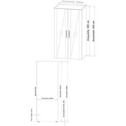 Respekta Schrankküche SKWSMIC Reversibel Schwarz-Weiß -Küchenwerkzeug – los geht’s! obi 296