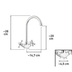 OBI Zweigriff-Küchenarmatur Sil Verchromt -Küchenwerkzeug – los geht’s! obi 321