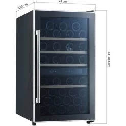 Respekta Weinkühlschrank Avino WKS49 Schwarz -Küchenwerkzeug – los geht’s! obi 56