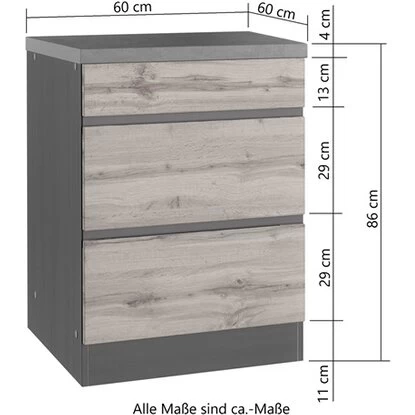 Held Möbel Kochfeldumbauschrank Turin 60 Cm Wotaneiche/Graphit 8 Held Möbel Kochfeldumbauschrank Turin 60 Cm Wotaneiche/Graphit – Bild 6