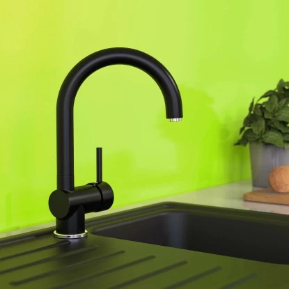 Eisl Spültischarmatur Futura Schwarz-Chrom 7 Eisl Spültischarmatur Futura Schwarz-Chrom – Bild 5